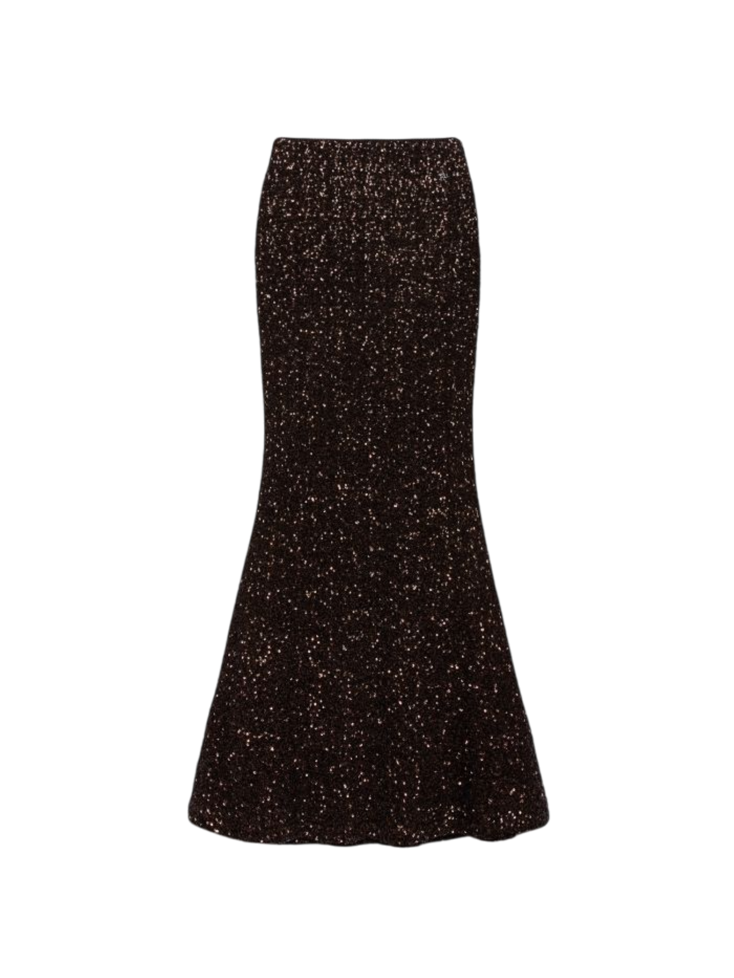 Aniye By gonna lunga Luxy con paillettes marrone