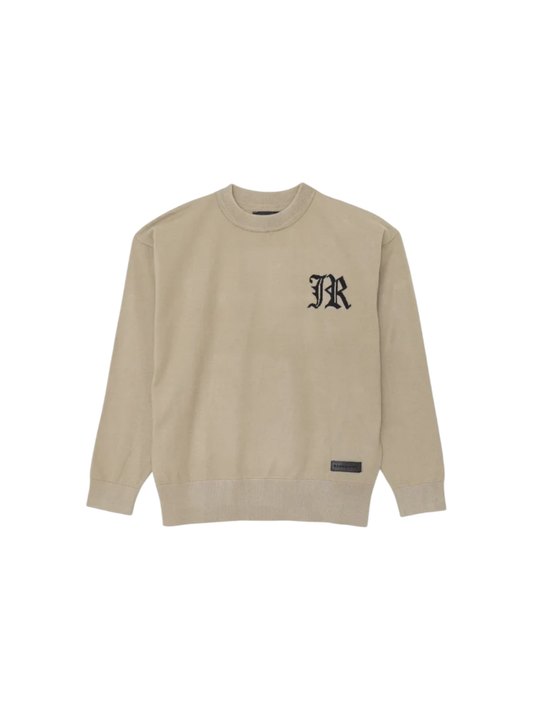 John Richmond maglia bambino con logo beige