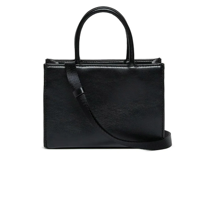 Diesel borsa in ecopelle con logo nero - mem39