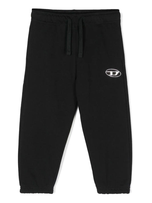 Diesel pantaloni joggers Pmacis con logo iconico nero