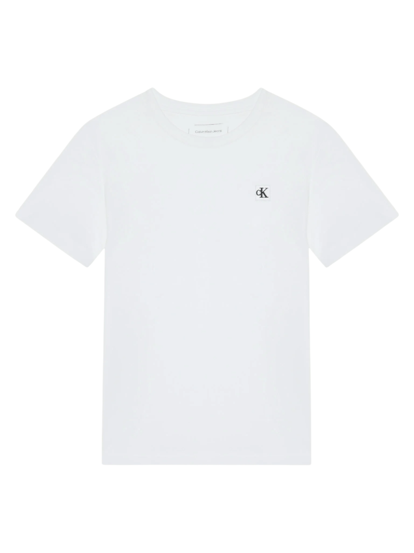 Calvin Klein Jeans T-shirt bambino manica corta bianco
