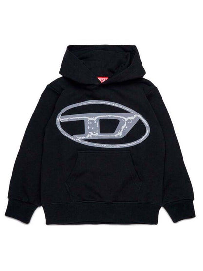 Diesel felpa con cappuccio Sbonniehood nero