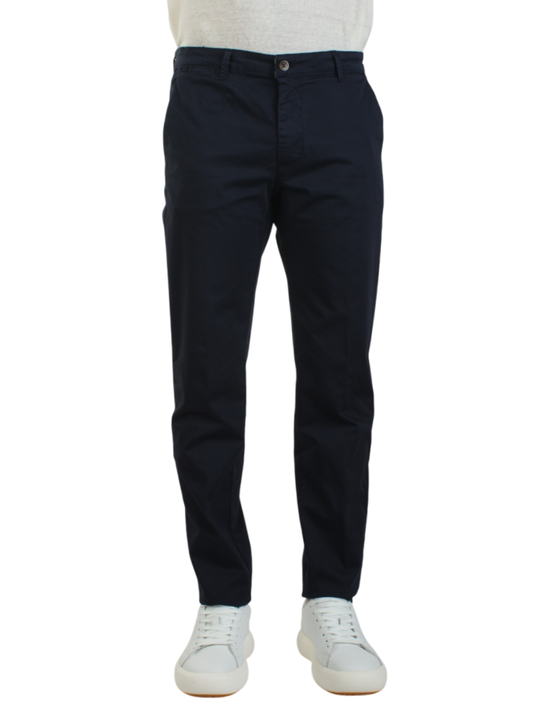 Rar pantaloni Cuba slim fit in cotone blu