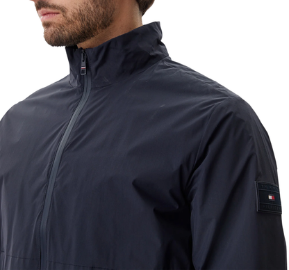 Tommy Hilfiger giubbino leggero antivento in nylon blu
