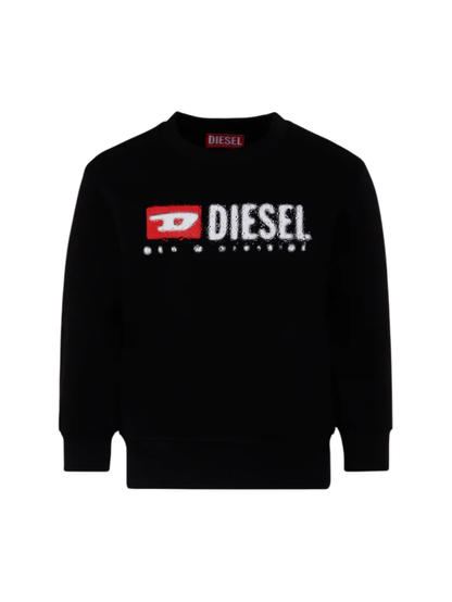 Diesel felpa Sdrops con logo nero