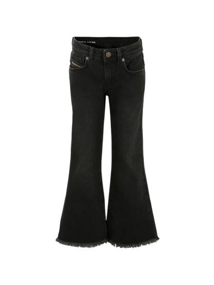 Diesel jeans a zampa D-prilla lavaggio nero