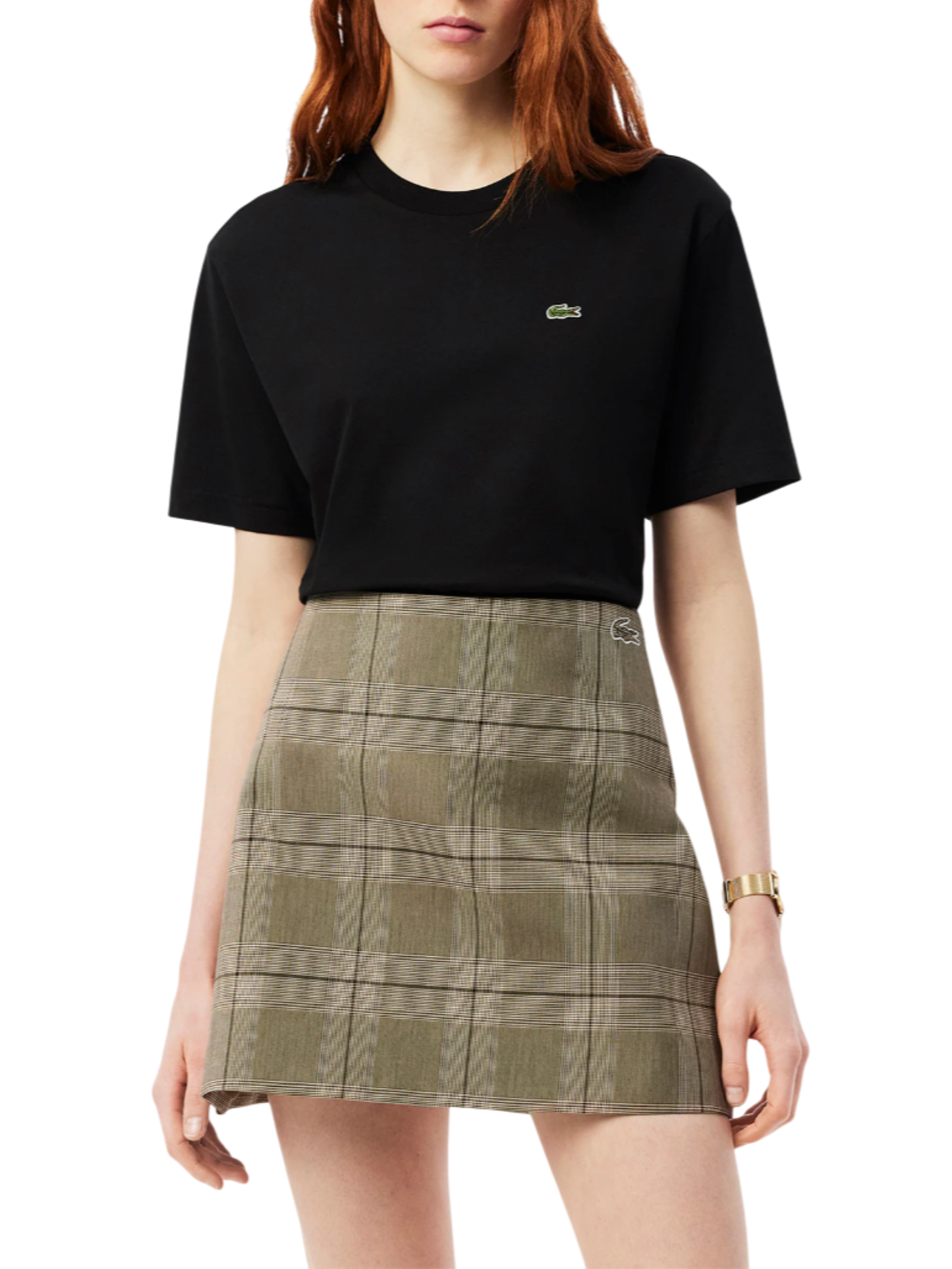 Lacoste T-shirt manica corta in jersey nero