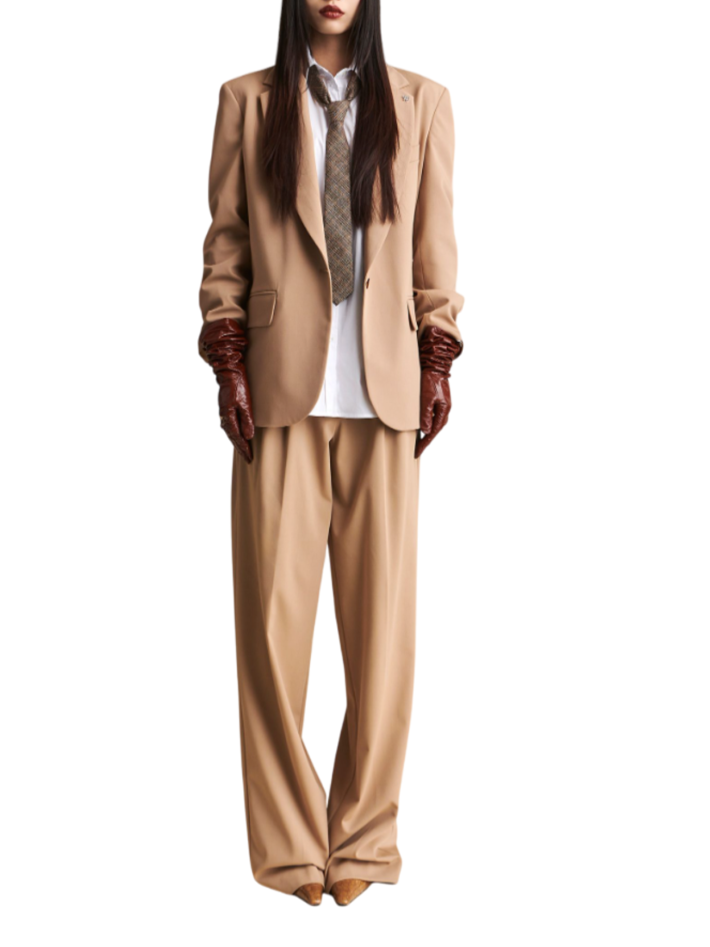 Aniye By giacca blazer donna Linda cammello