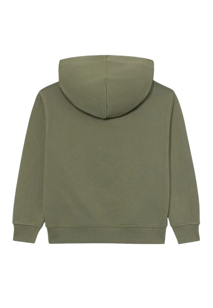 Calvin Klein Jeans felpa bambino con cappuccio verde