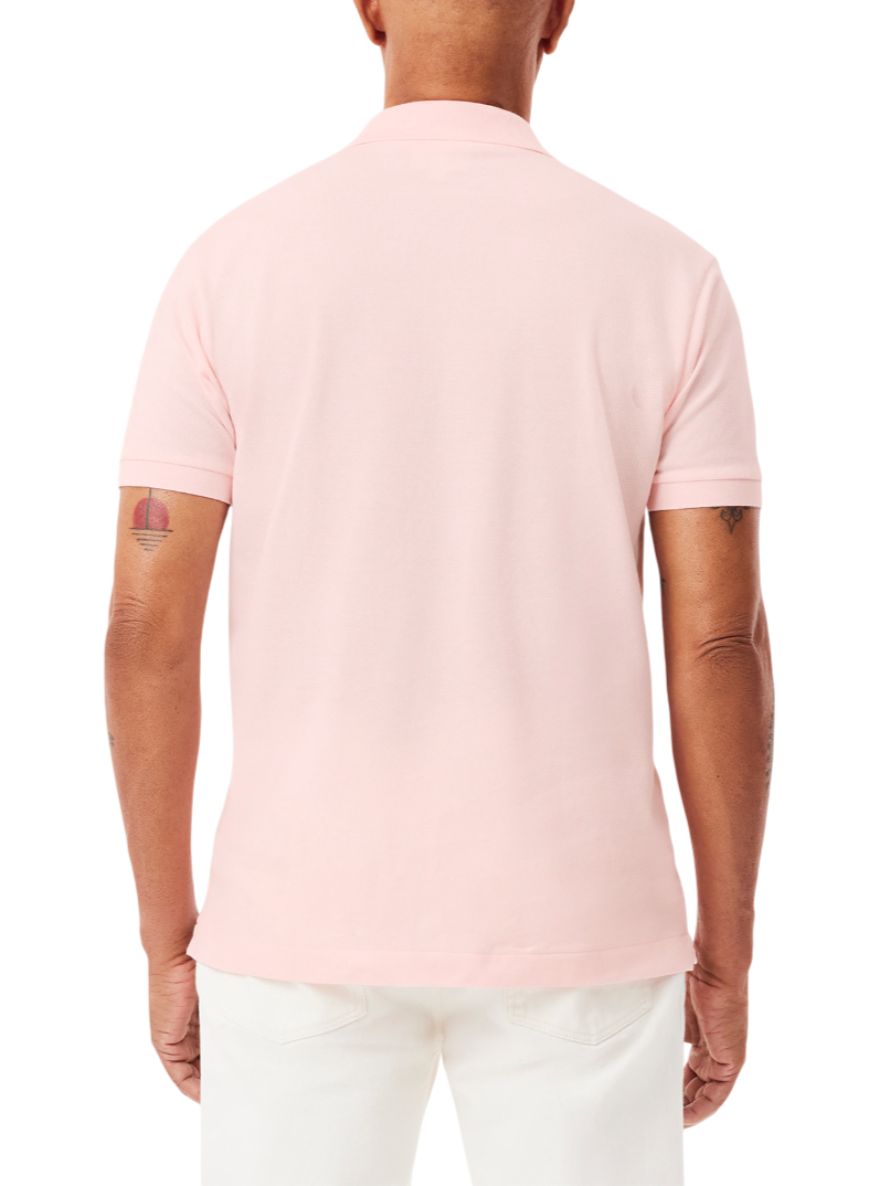 Lacoste polo manica corta 12.12 in piquè rosa