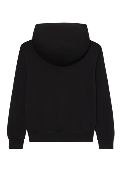 Diesel felpa bambino con cappuccio nero