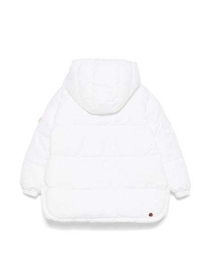 Save The Duck piumino trapuntato Glenda con cappuccio bianco