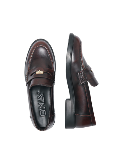 Only mocassini in ecopelle marrone