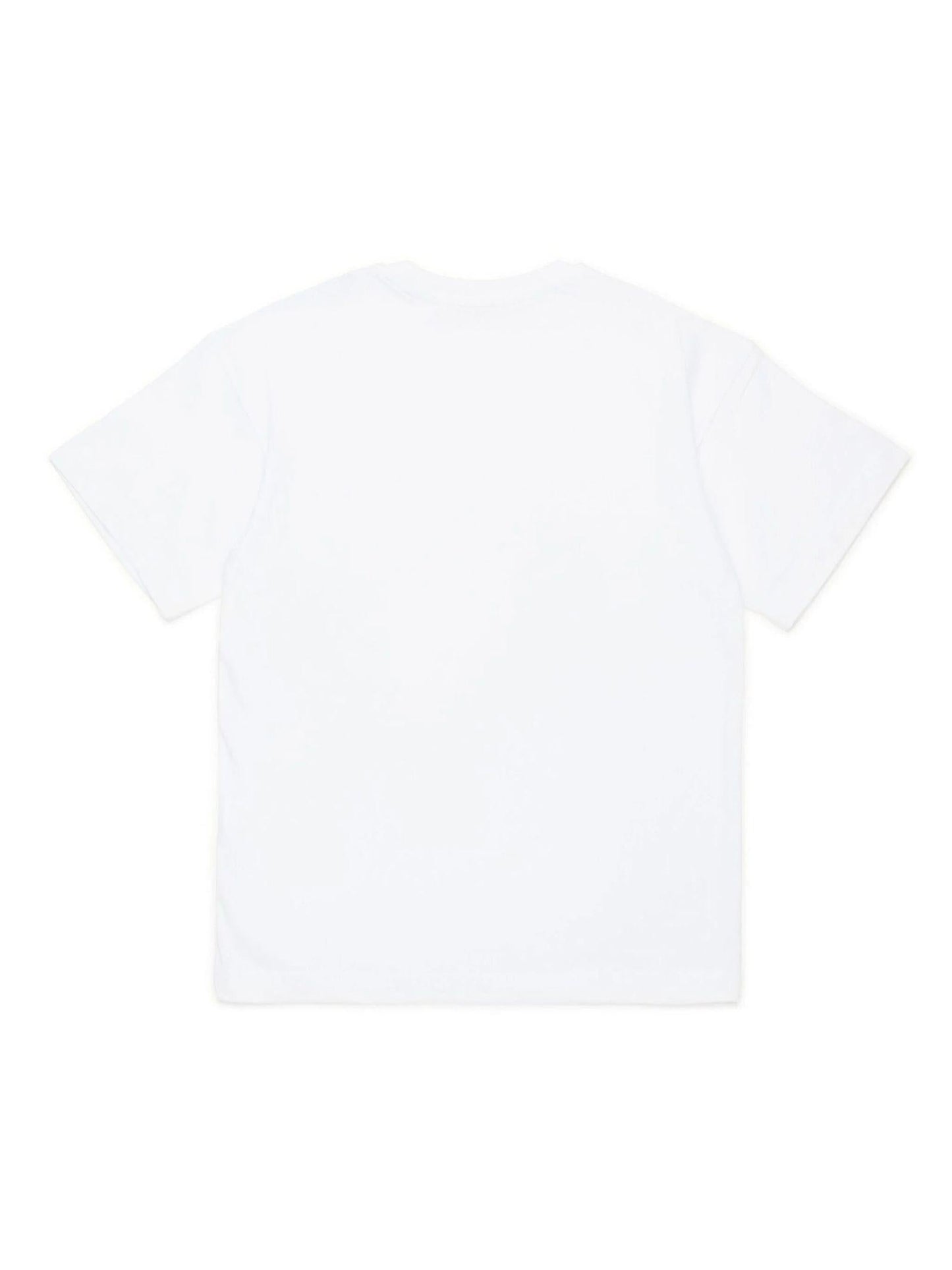 Diesel T-shirt manica corta Tmarcus con logo bianco