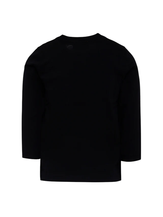 Diesel T-shirt manica lunga Tdrops nero