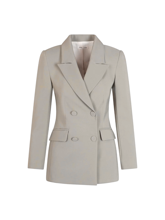Sandro Ferrone giacca blazer doppiopetto beige