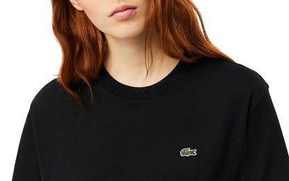 Lacoste T-shirt manica corta in jersey nero