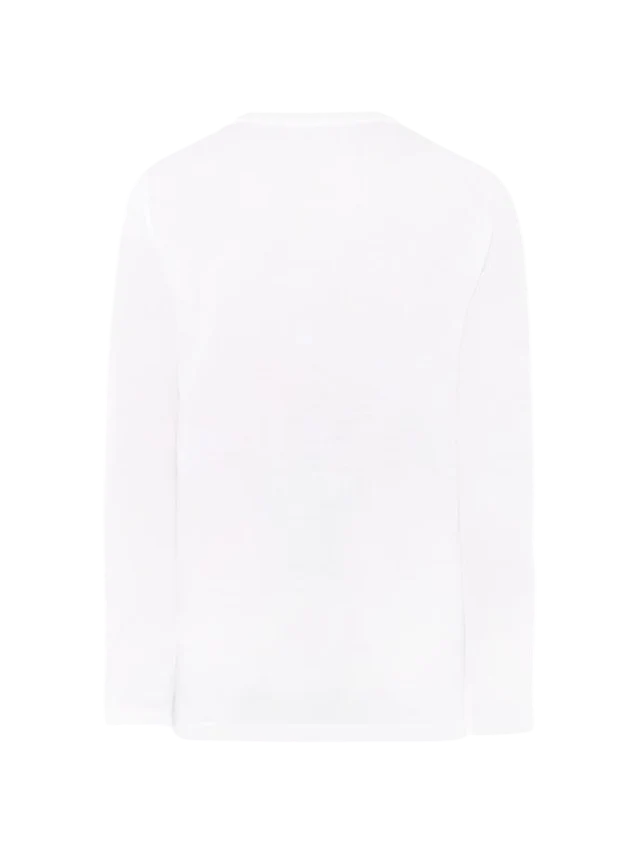 Diesel T-shirt manica lunga Tdrops bianco