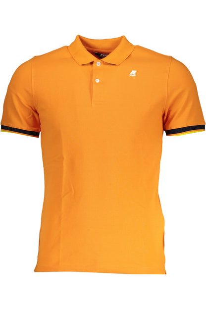 K-Way Polo Maniche Corte Uomo Arancio"" - mem39