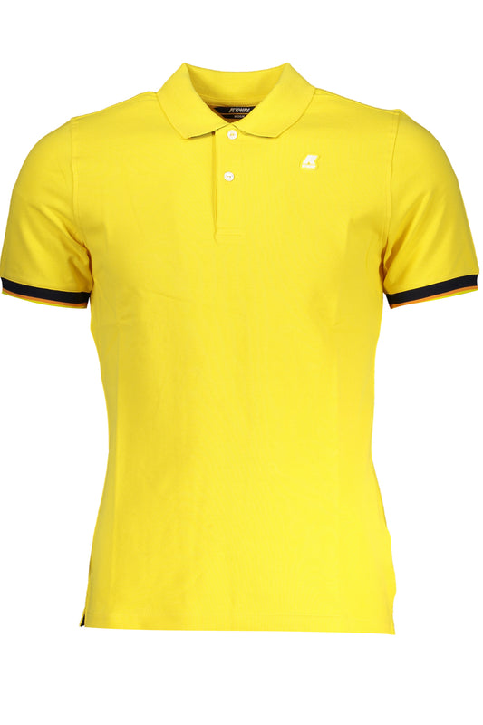 K-Way Polo Maniche Corte Uomo Giallo"" - mem39