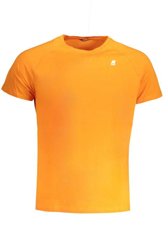 K-Way T-Shirt Maniche Corte Uomo Arancio - mem39