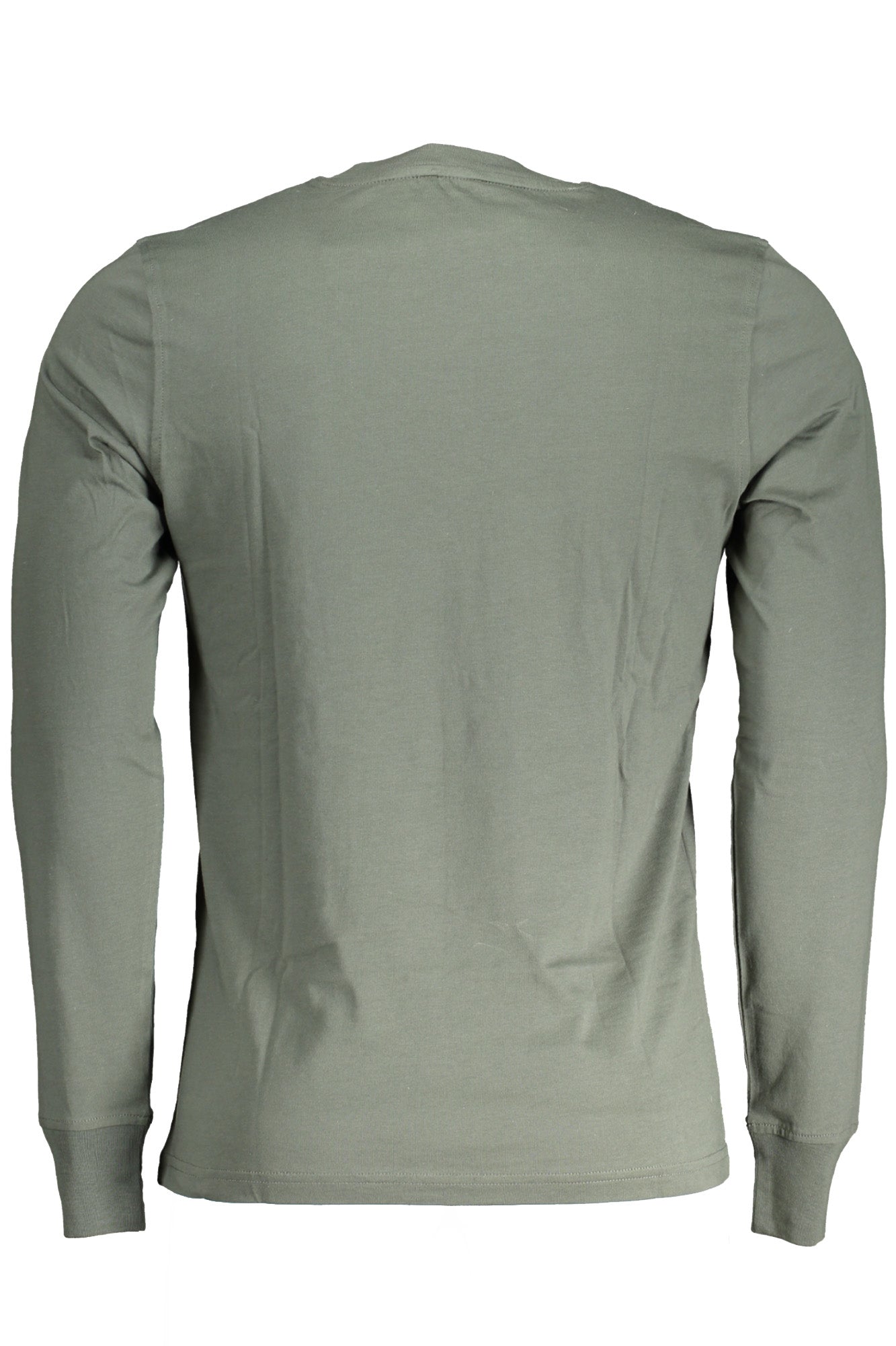 K-Way T-Shirt Maniche Lunghe Uomo Verde - mem39