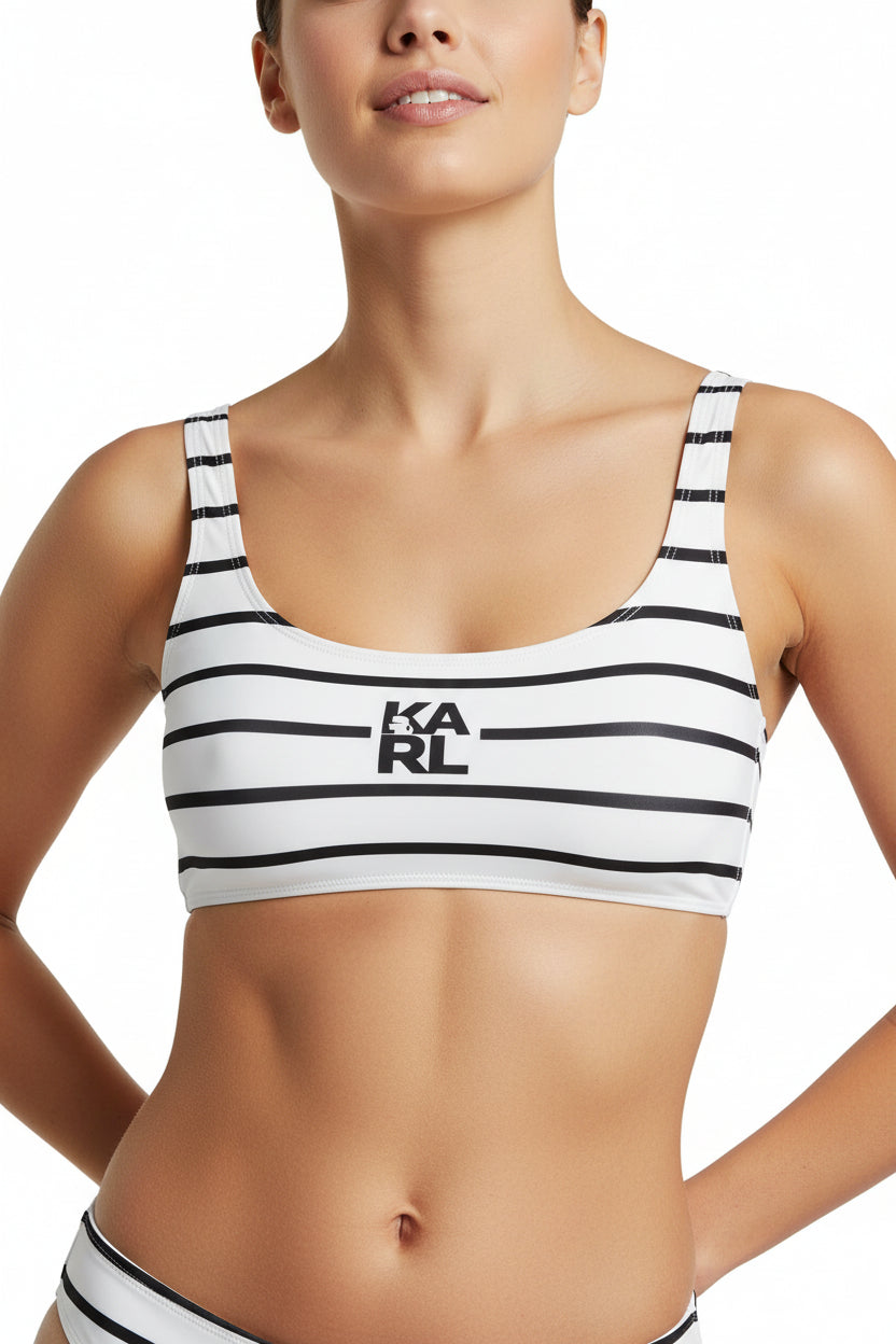 Karl Lagerfeld Beachwear Kl22Wtp16_Bianco_White - mem39