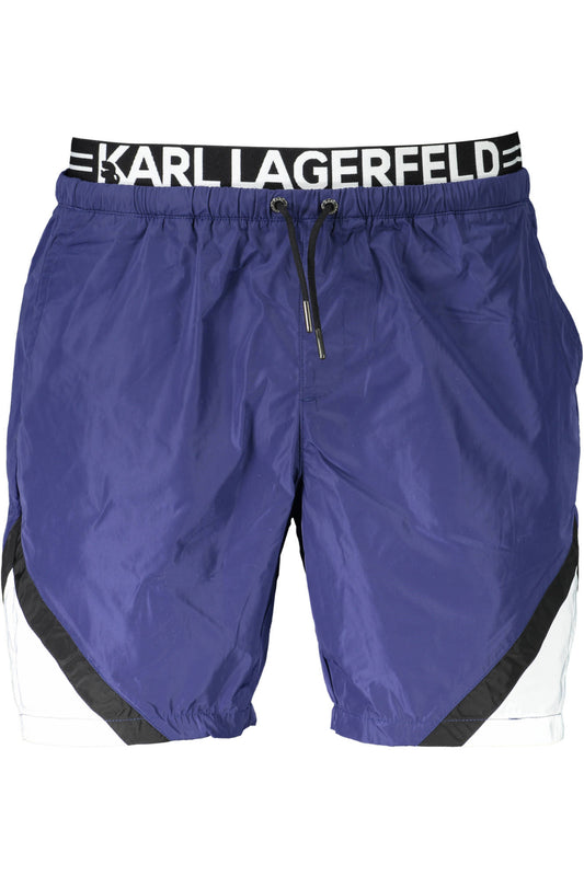 Karl Lagerfeld Beachwear Costume Parte Sotto Uomo Blu - mem39