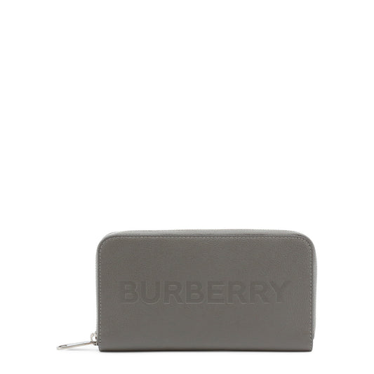 Burberry Zip Bag In Italian Leather
