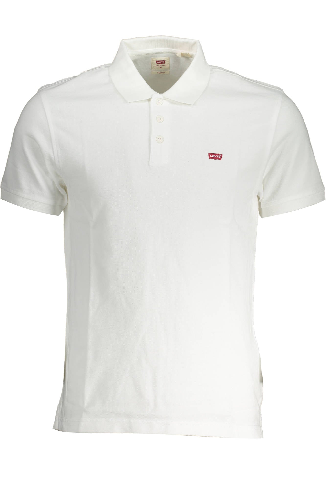 Levi'S Polo Maniche Corte Uomo Bianco - mem39