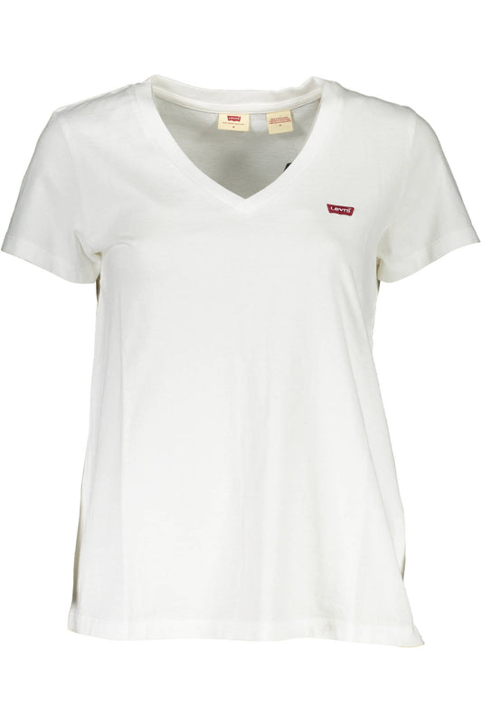 Levi'S T-Shirt Maniche Corte Donna Bianco - mem39