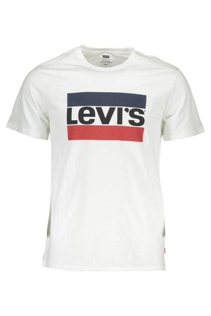 Levi'S T-Shirt Maniche Corte Uomo Bianco - mem39