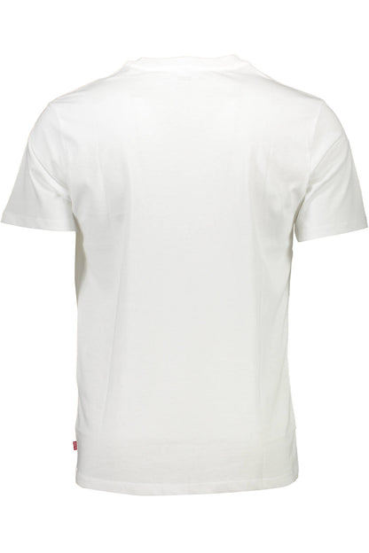 Levi'S T-Shirt Maniche Corte Uomo Bianco - mem39