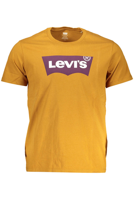 Levi'S T-Shirt Maniche Corte Uomo Marrone - mem39