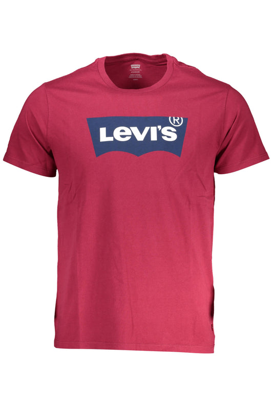 Levi'S T-Shirt Maniche Corte Uomo Rosso - mem39