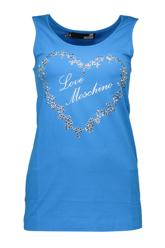 Love Moschino Canotta Donna Blu"" - mem39