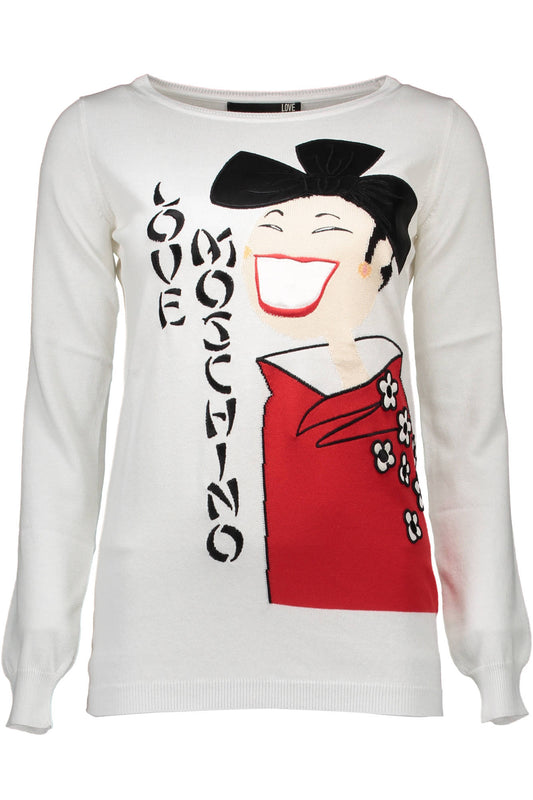 Love Moschino Maglia Donna Bianco - mem39