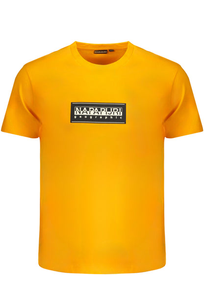 Napapijri T-Shirt Maniche Corte Uomo Arancio - mem39