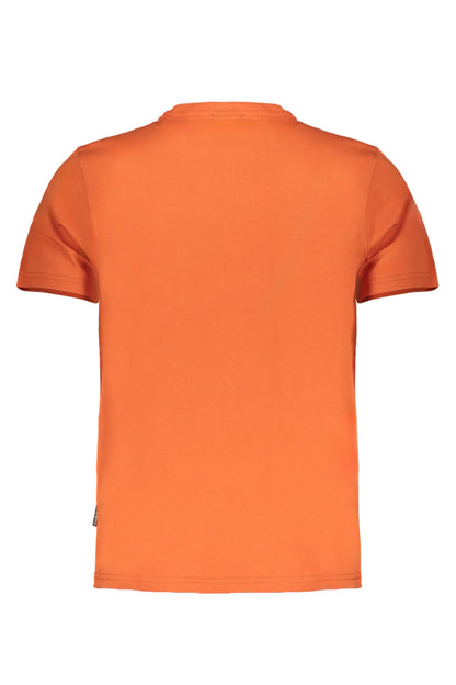 Napapijri T-Shirt Maniche Corte Uomo Arancio - mem39