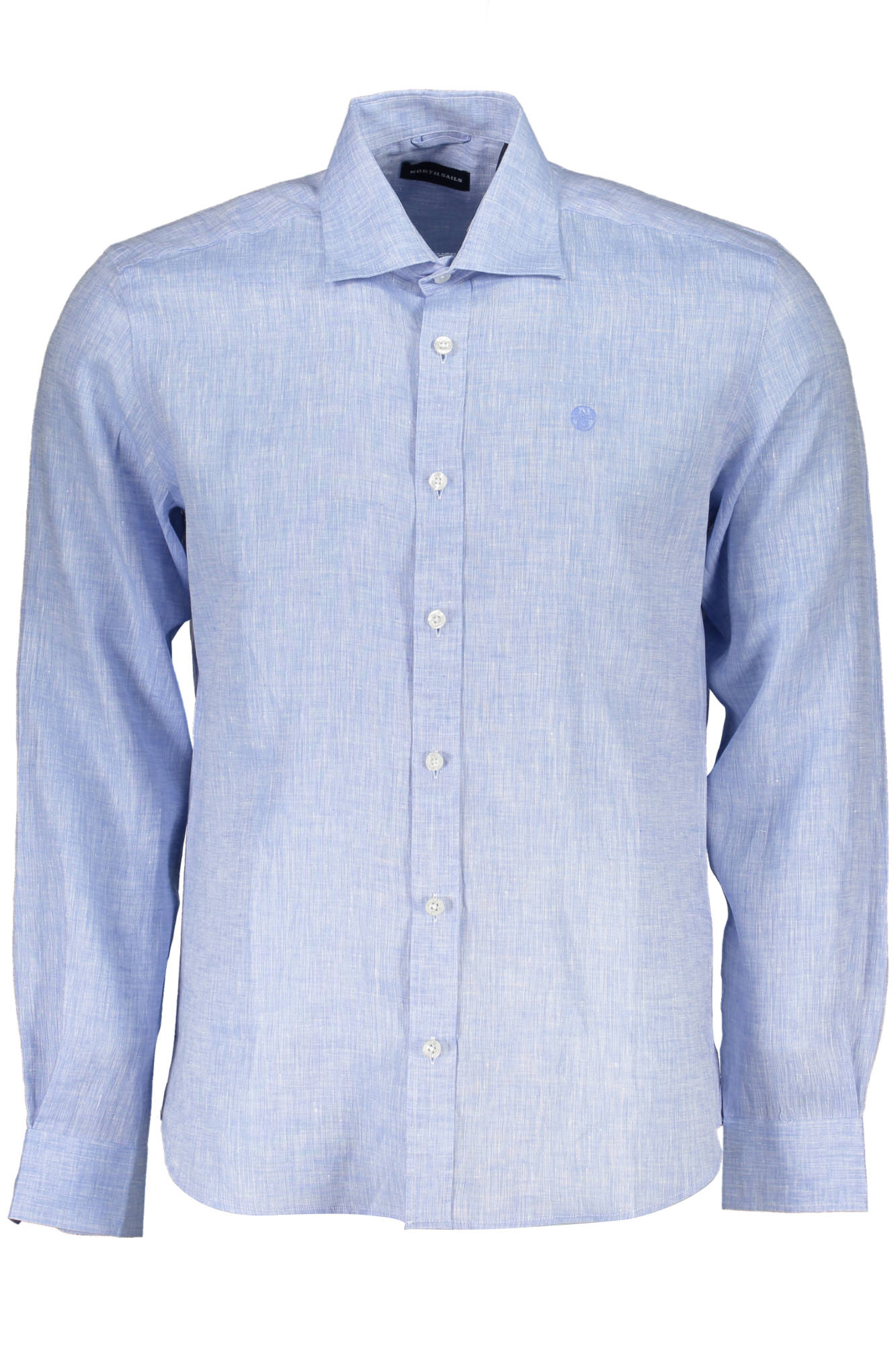 North Sails Camicia Maniche Lunghe Uomo Azzurro - mem39