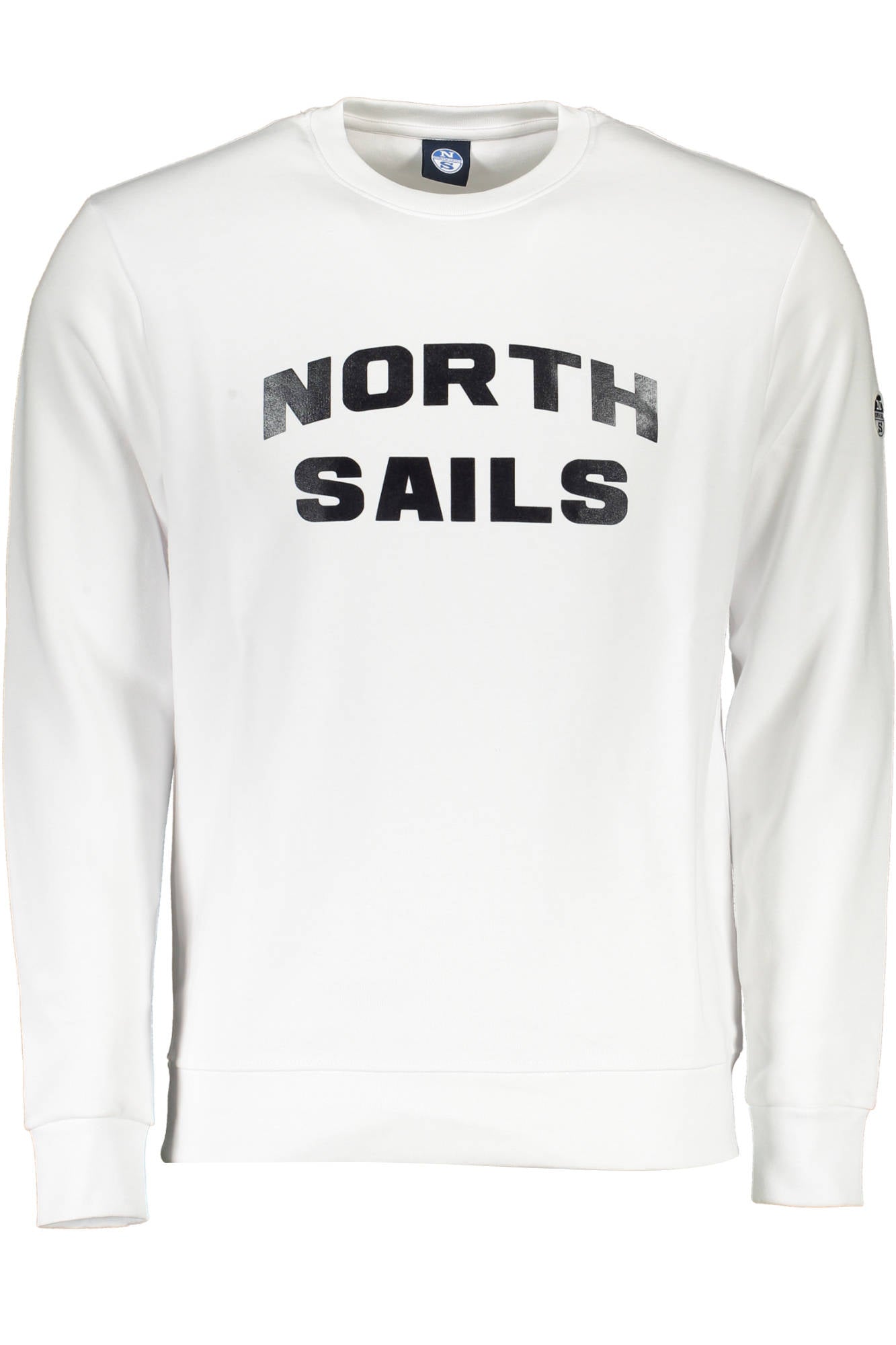 North Sails Felpa Senza Zip Uomo Bianco"" - mem39