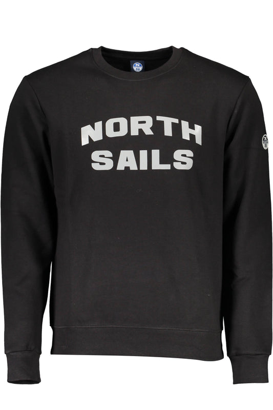 North Sails Felpa Senza Zip Uomo Nero"" - mem39