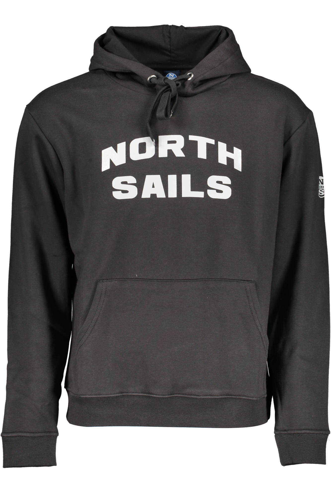 North Sails Felpa Senza Zip Uomo Nero"" - mem39