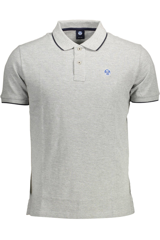 North Sails Polo Maniche Corte Uomo Grigio - mem39