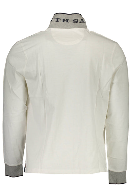 North Sails Polo Maniche Lunghe Uomo Bianco - mem39