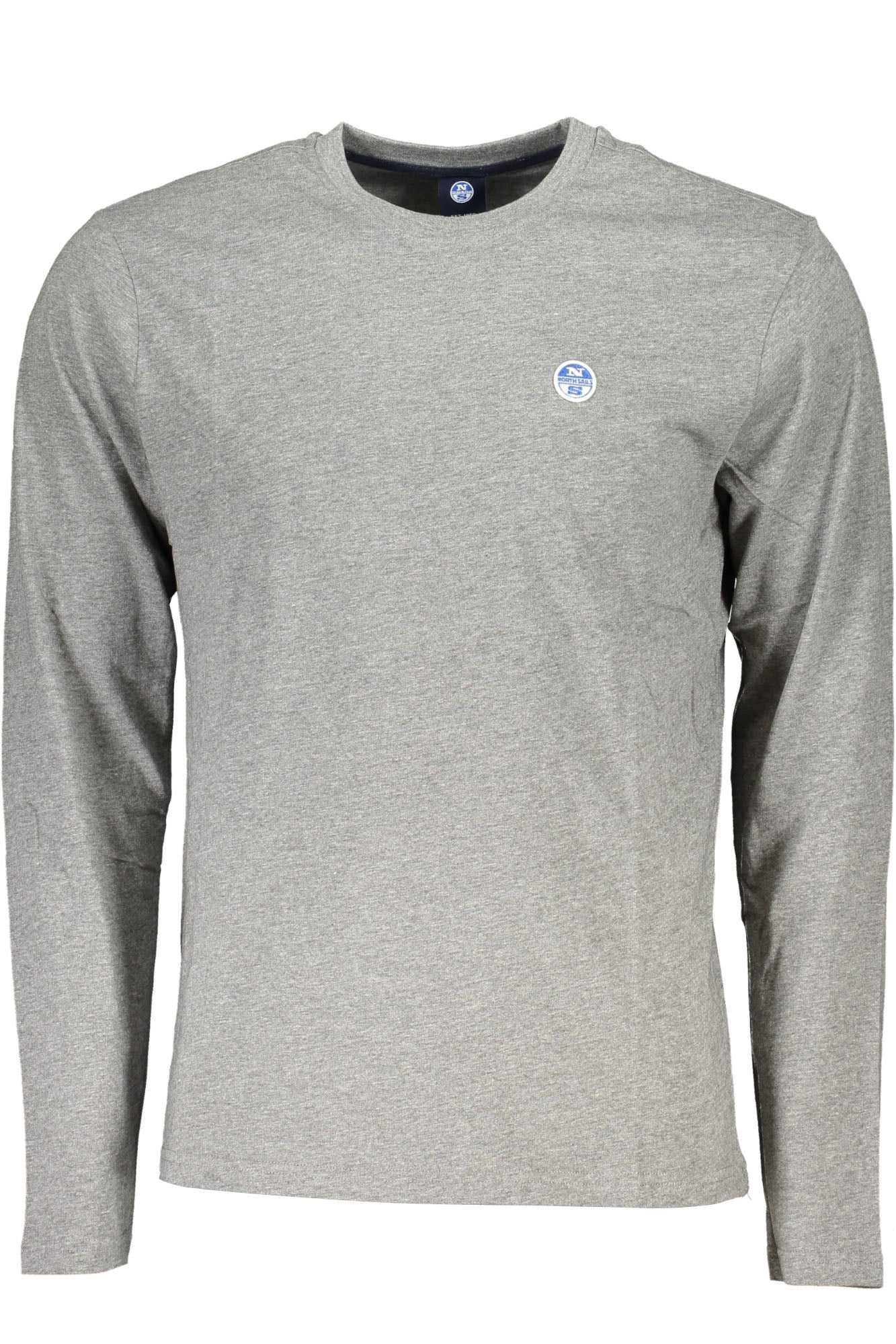 North Sails T-Shirt Maniche Lunghe Uomo Grigio"" - mem39