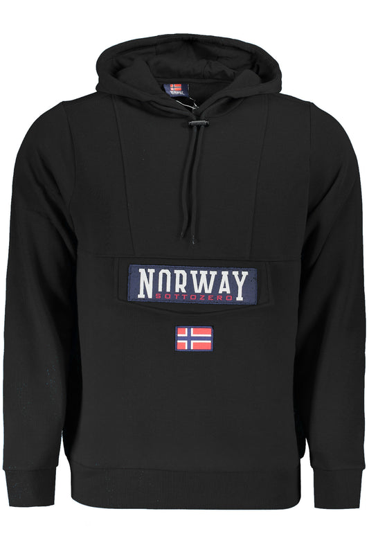 Norway 1963 Felpa Senza Zip Uomo Nero"" - mem39