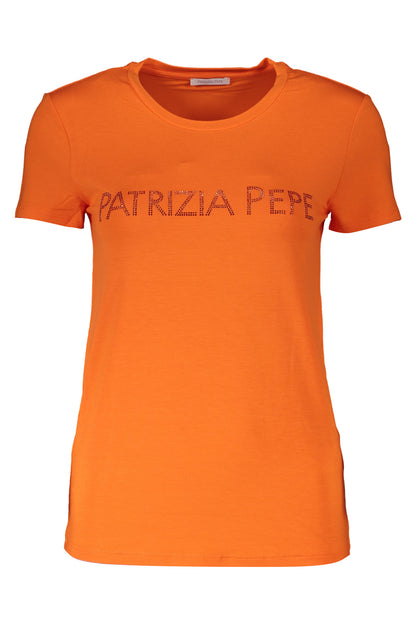 Patrizia Pepe T-Shirt Maniche Corte Donna Arancio"" - mem39