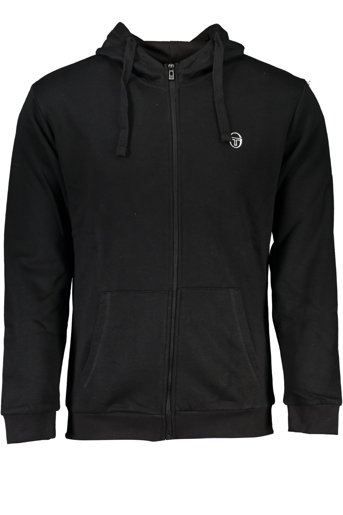 Sergio Tacchini Felpa Con Zip Uomo Nero"" - mem39