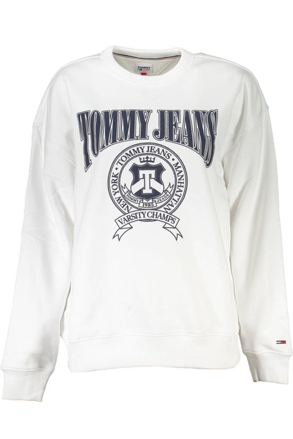 Tommy Hilfiger Felpa Senza Zip Donna Bianco"" - mem39